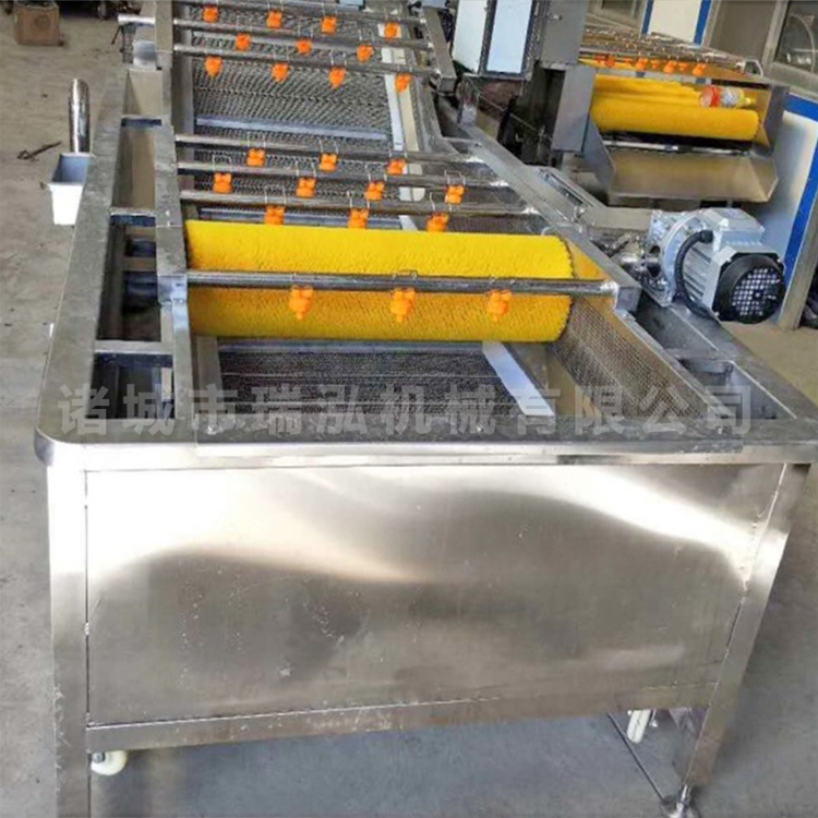 毛辊喷淋气泡清洗机