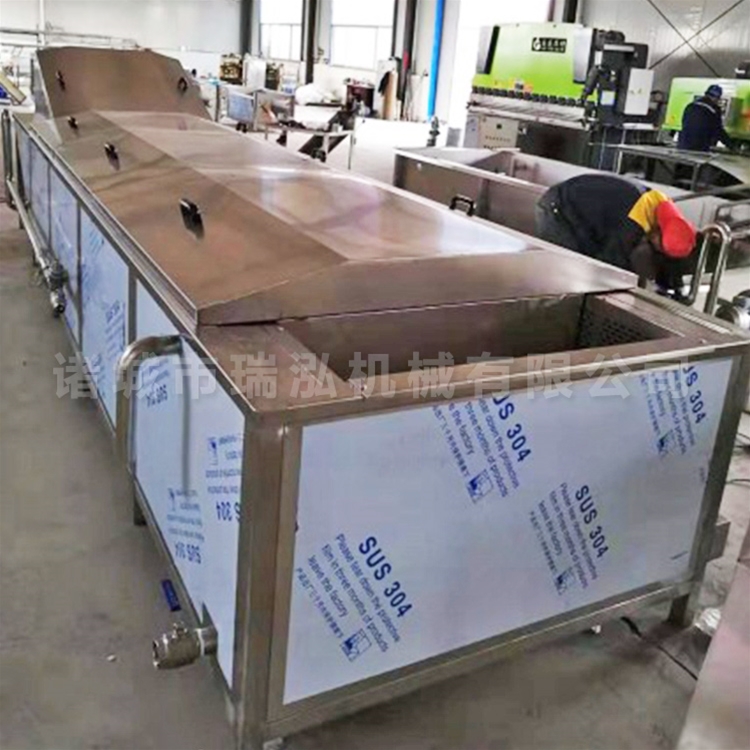海带蒸煮漂烫流水线