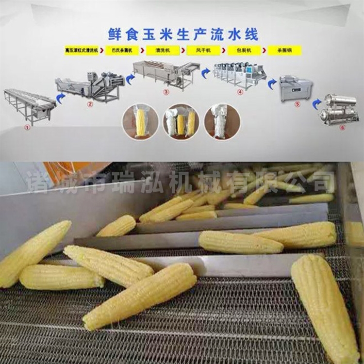 即食玉米加工流水线