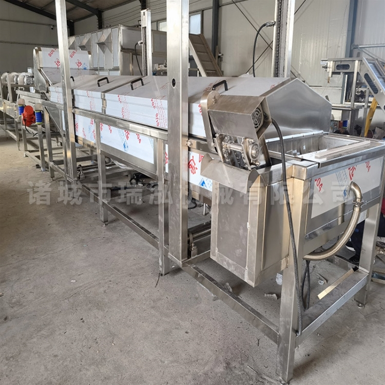 小酥肉油炸流水线